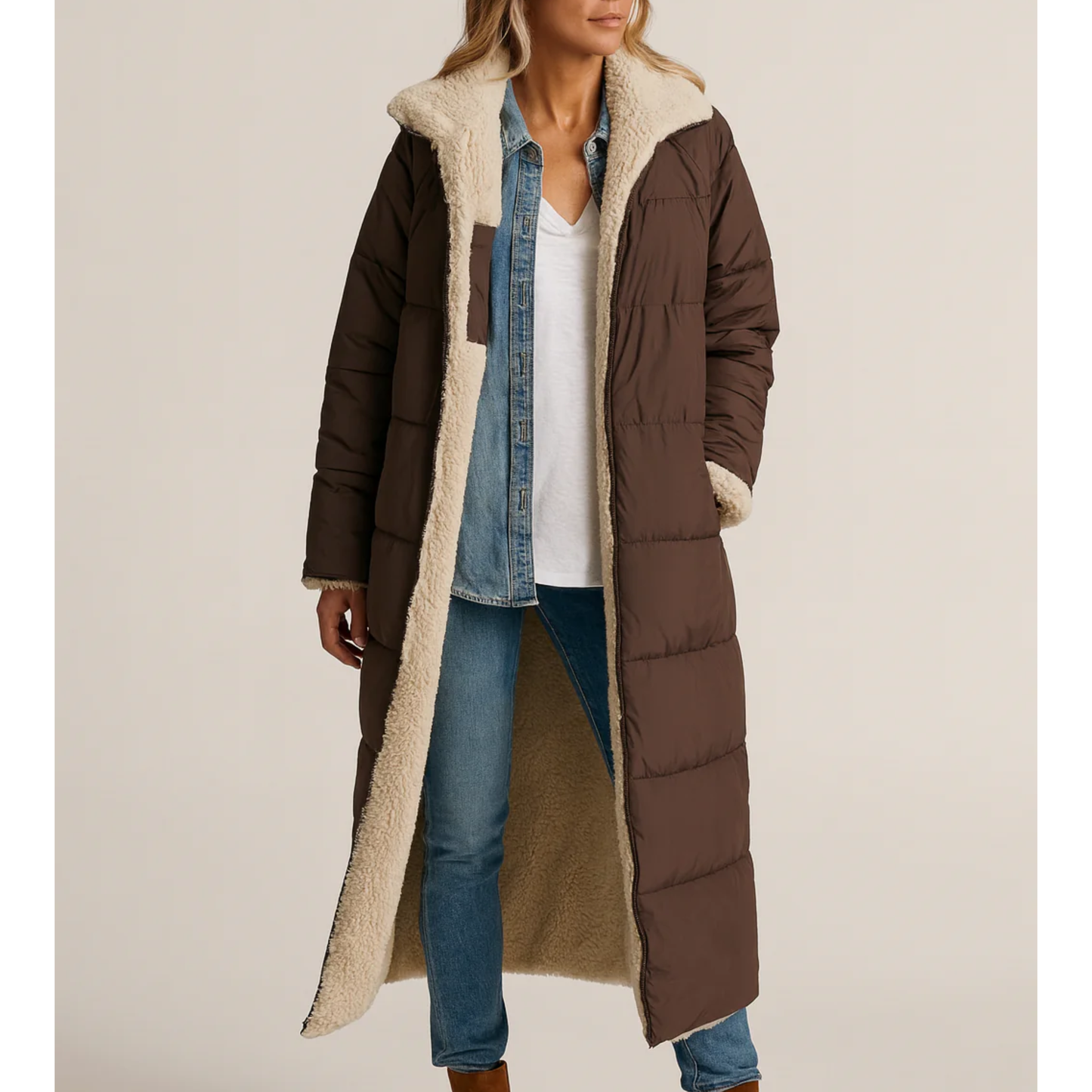 Elisanne | Luxe Fleece-Lined Coat